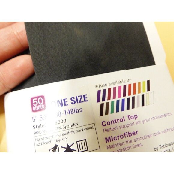 Streets Harajuku Sheer Tights, OS (90lbs-148lbs), 50D,  Dark Gray - Picture 3 of 3